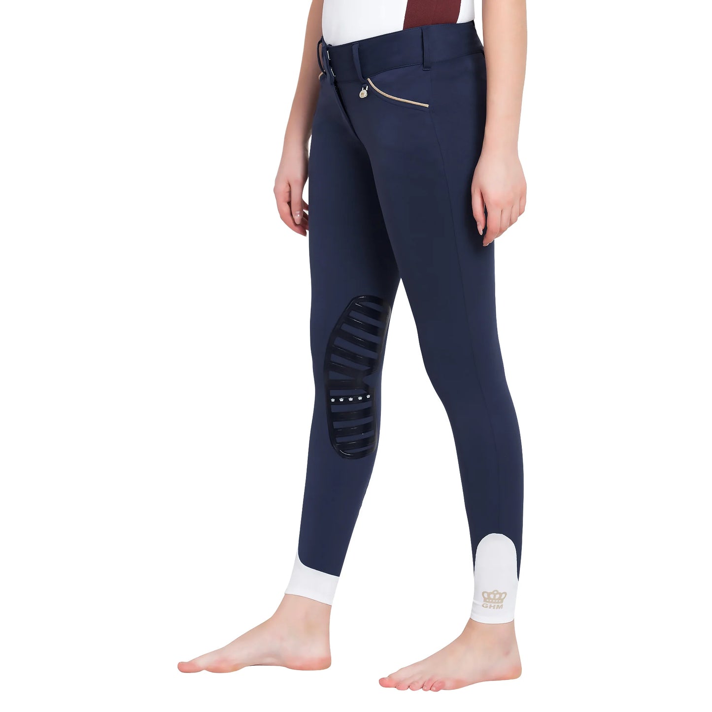 George H Morris Ladies Add Back Silicone Knee Patch Breeches
