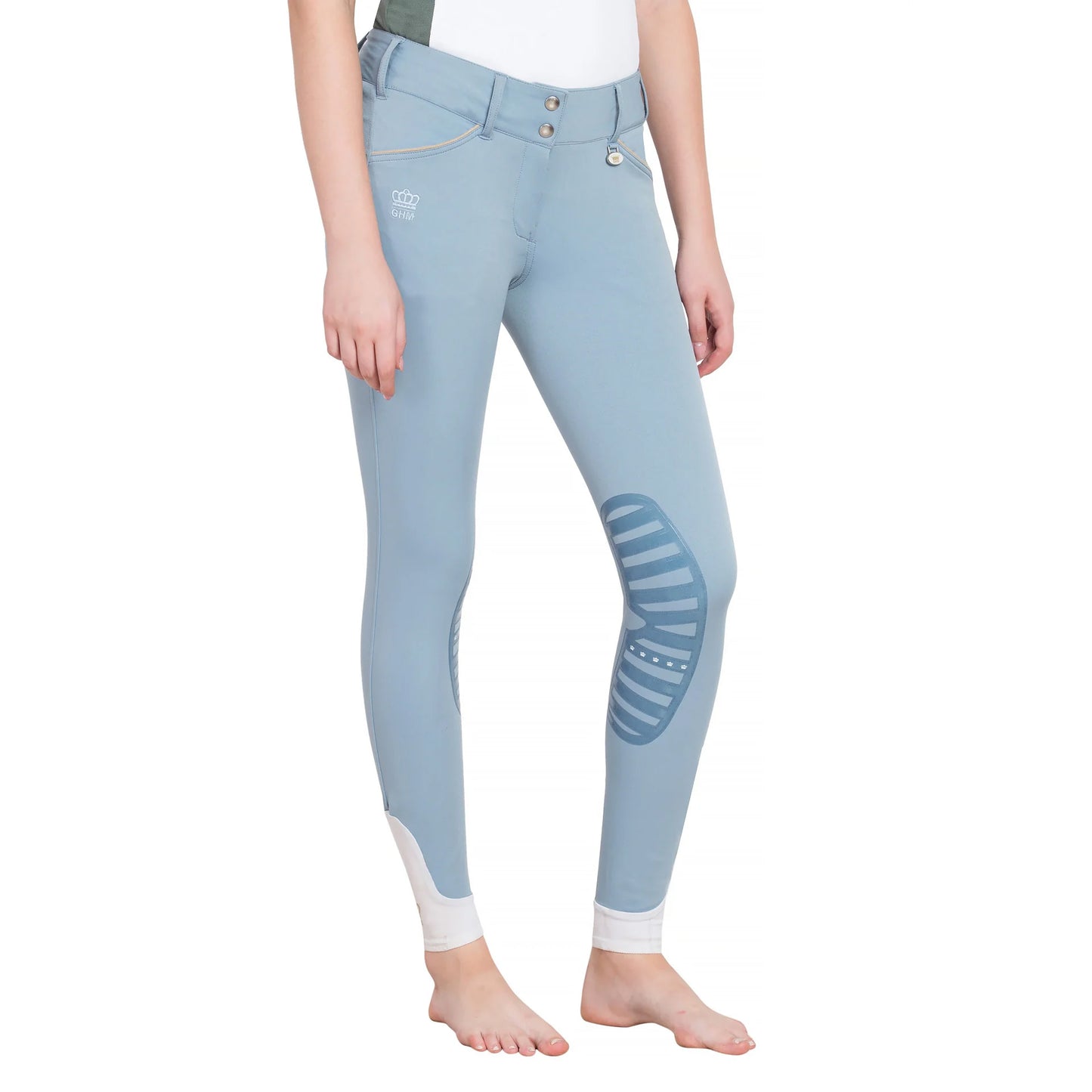 George H Morris Ladies Add Back Silicone Knee Patch Breeches