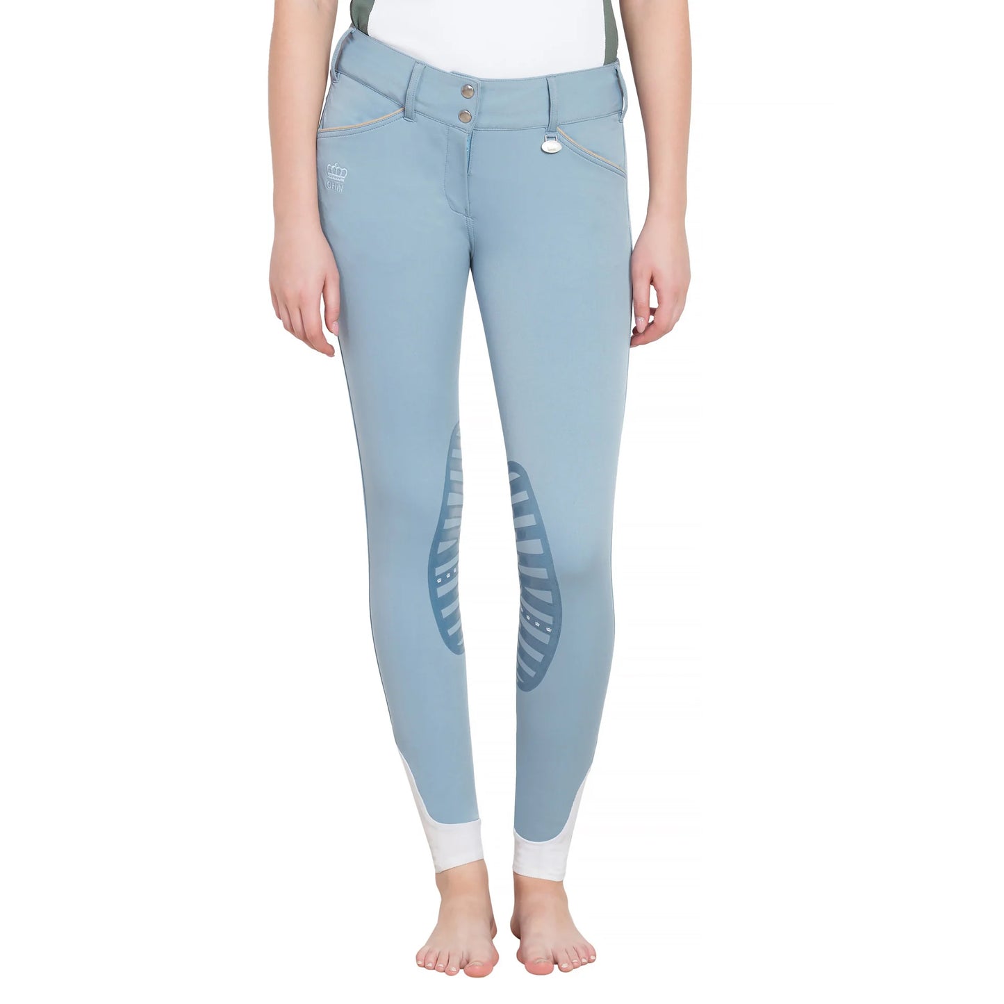 George H Morris Ladies Add Back Silicone Knee Patch Breeches