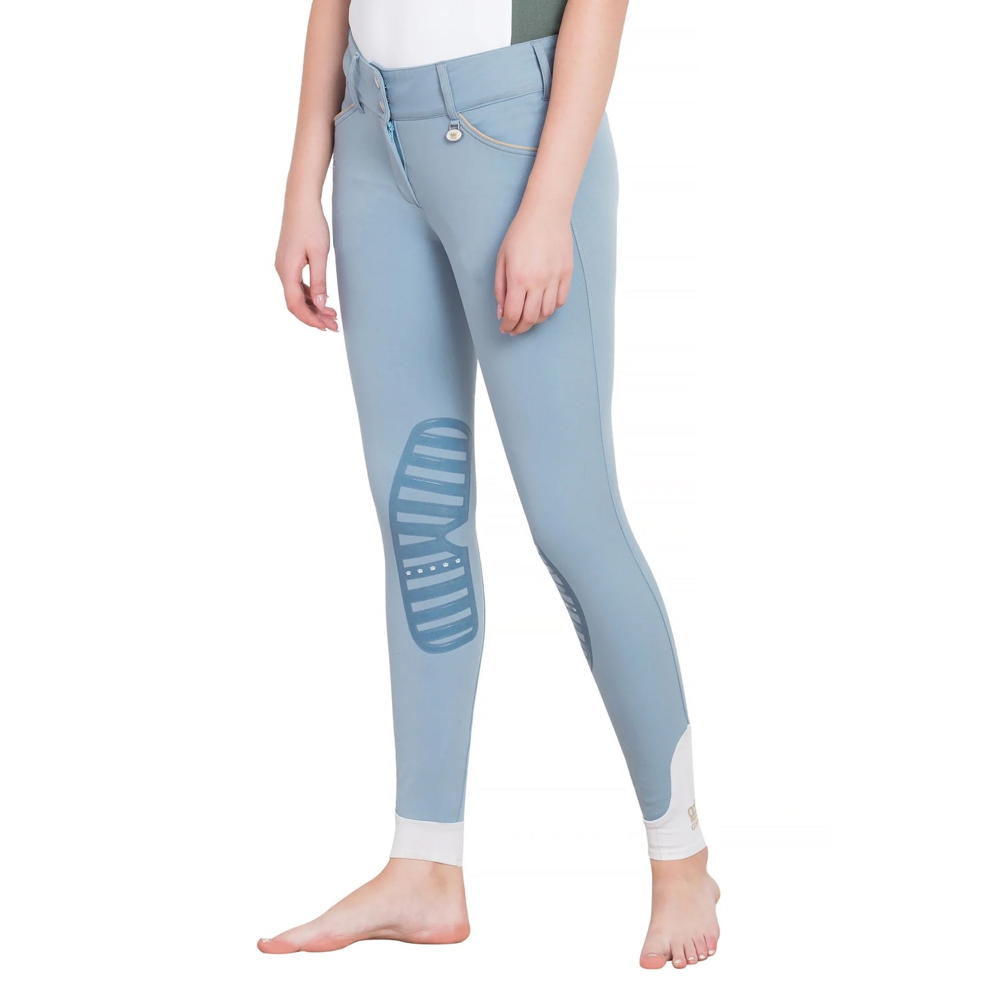 George H Morris Ladies Add Back Silicone Knee Patch Breeches