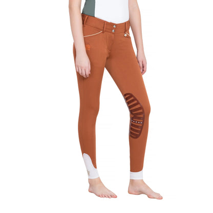 George H Morris Ladies Add Back Silicone Knee Patch Breeches