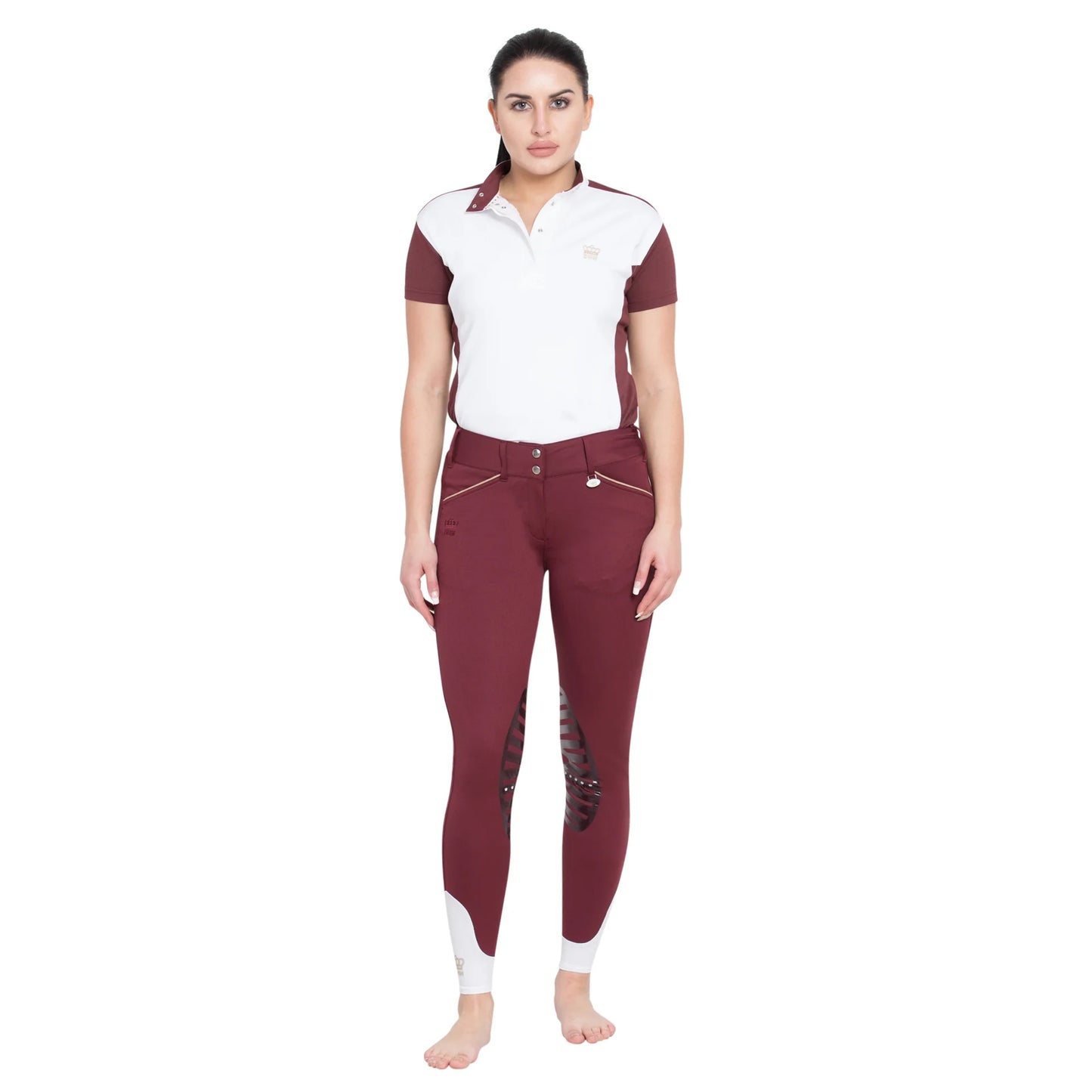 George H Morris Ladies Add Back Silicone Knee Patch Breeches