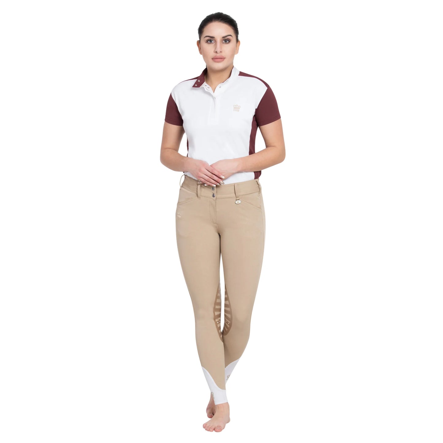 George H Morris Ladies Add Back Silicone Knee Patch Breeches