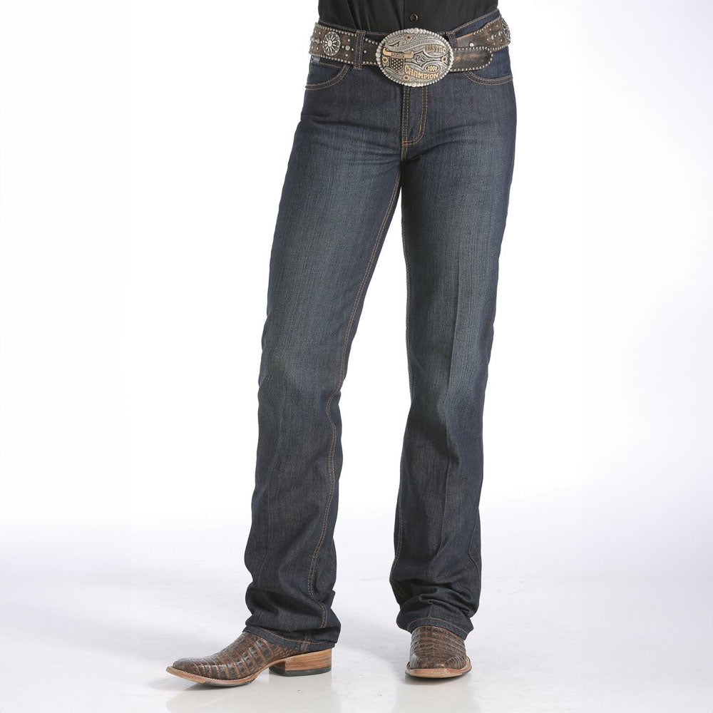 Cinch Women's Ada Relaxed Fit Jean Medium- Stonewash