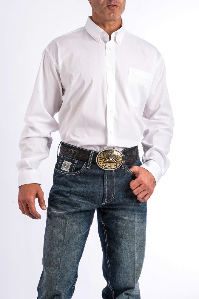 Cinch Men's Solid Button Down Western Shirt - Breeches.com