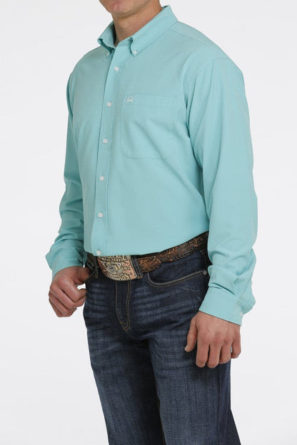 Cinch Men's Solid Long Sleeve Arenaflex Button Down Shirt - Breeches.com