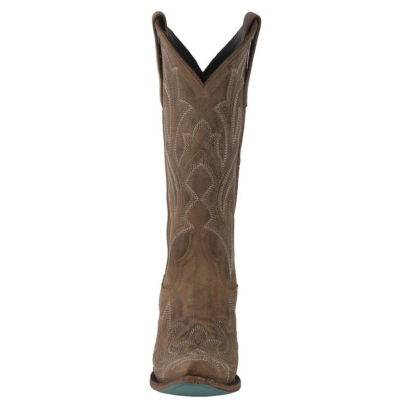 Lane Ladies Burnt Caramel Saratoga Western Boot - Breeches.com