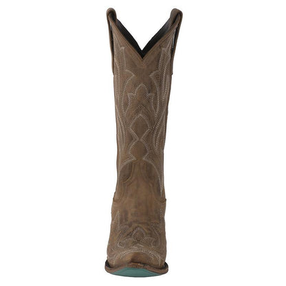 Lane Ladies Burnt Caramel Saratoga Western Boot - Breeches.com