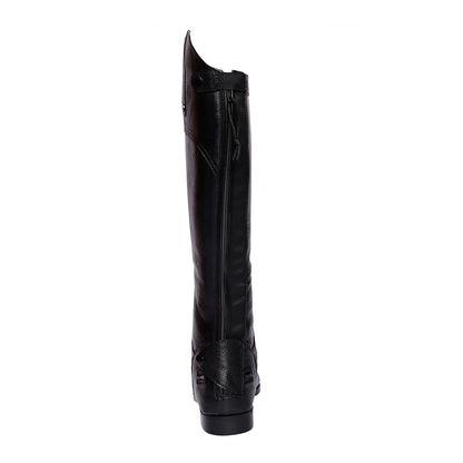 TuffRider Women Leather Back Zipper Olympia Field Boots