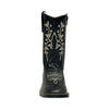 TuffRider Youth Black Floral Western Boot