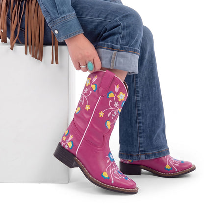 TuffRider Children's Floral Cowgirl Western Boot