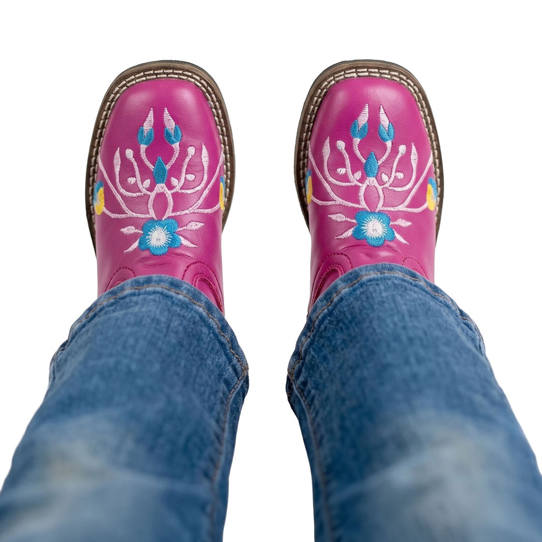 TuffRider Children's Floral Cowgirl Western Boot