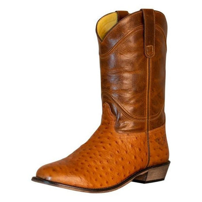 TuffRider Men's Norris Wide Round Toe Western Boot
