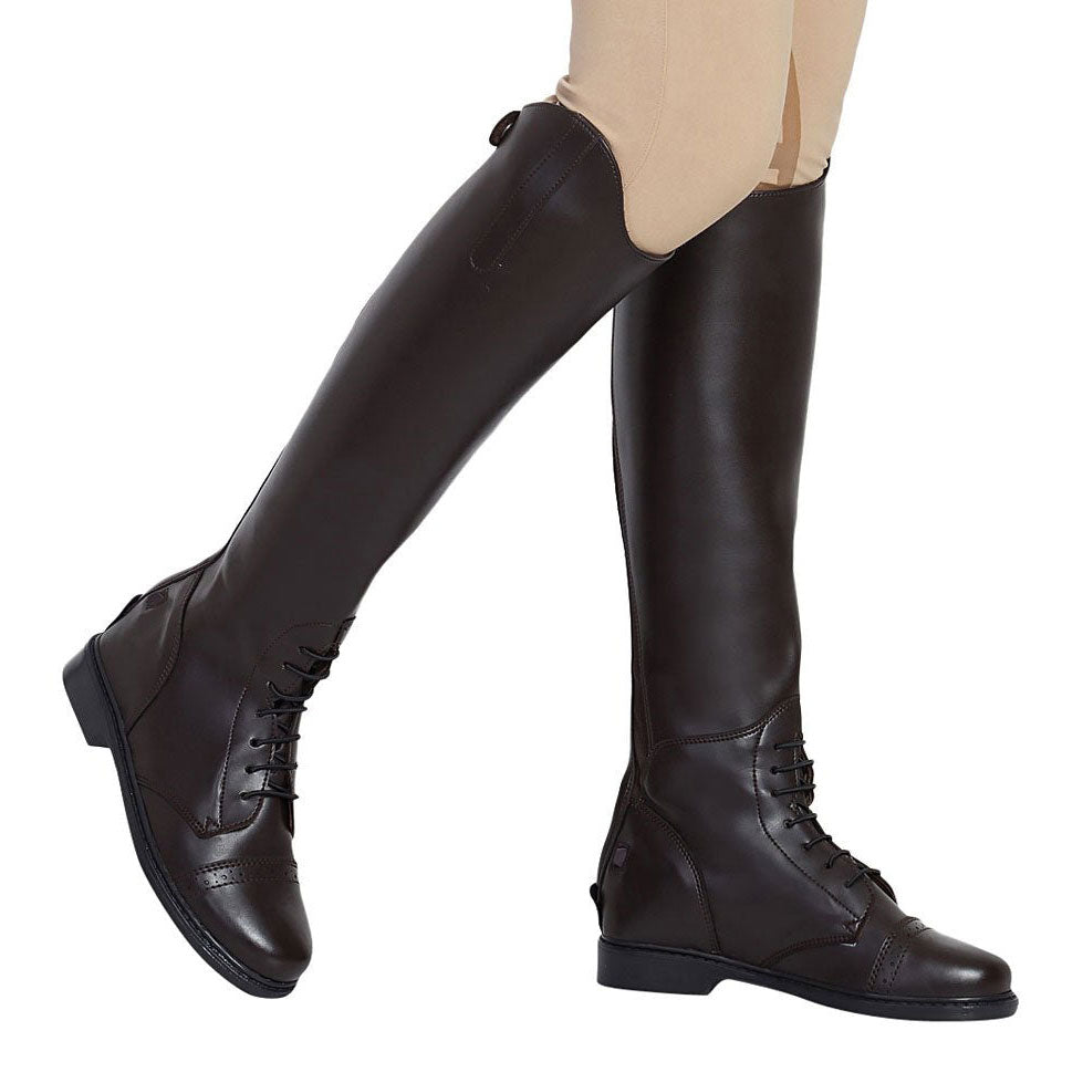 TuffRider Women Synthetic Leather Starter Back Zipper Field Boots