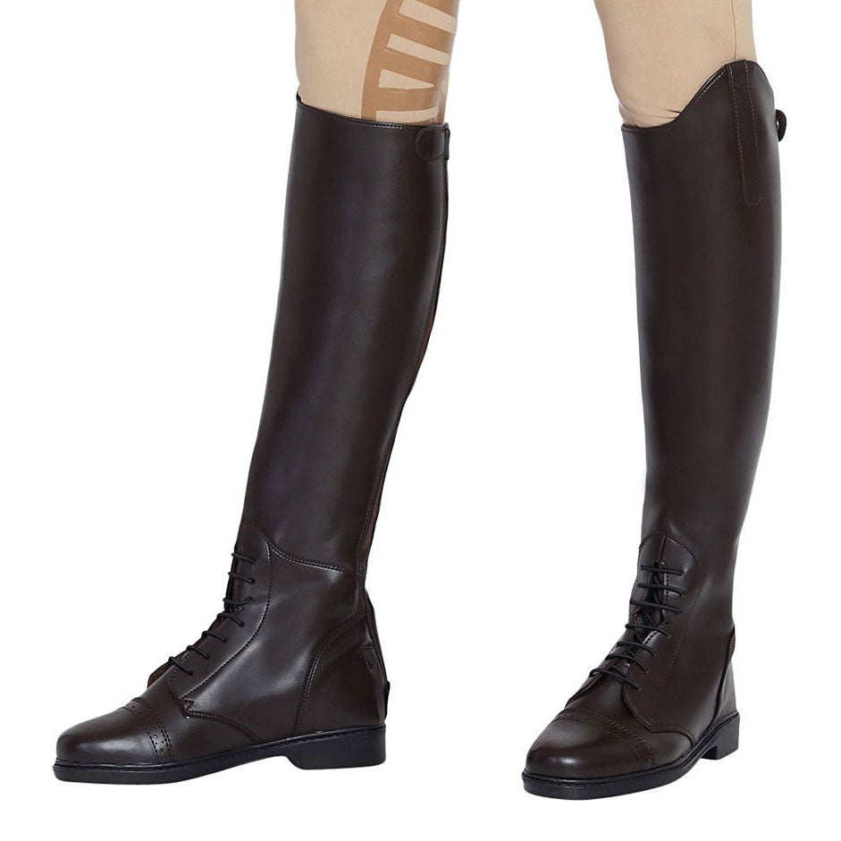 TuffRider Women Synthetic Leather Starter Back Zipper Field Boots