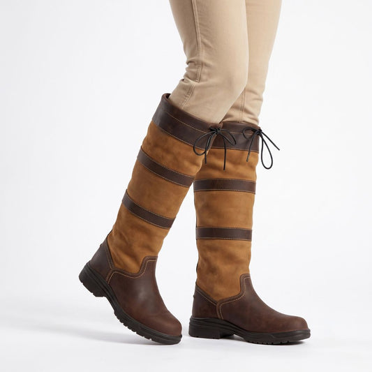TuffRider Ladies Lexington Tall Country Boots Chocolate Fawn