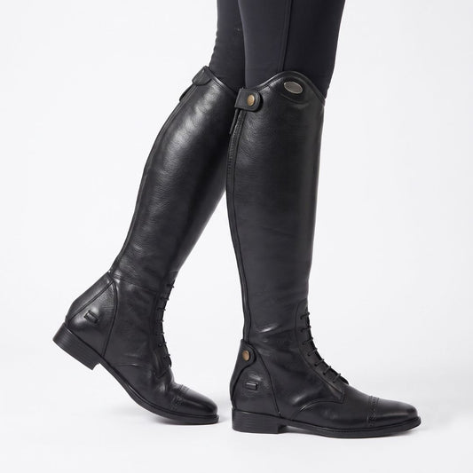 TuffRider Ladies Belmont Genuine Leather Field Boots Black