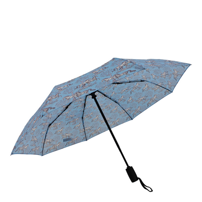 AWST Int'l Lila Compact Umbrella-Blue Toile