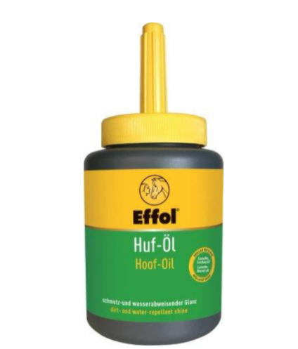 Effol Hoof Oil, w/ Applicator Brush- Green, 16.06 fl oz. - JPC Equestrian.com