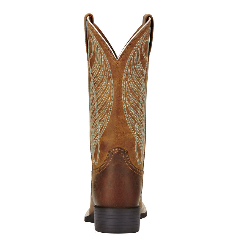 Ariat Round Up Wide Square Toe Western Boot