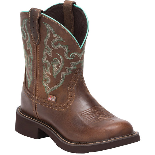 Justin Women's Gemma Round Toe Western Boot