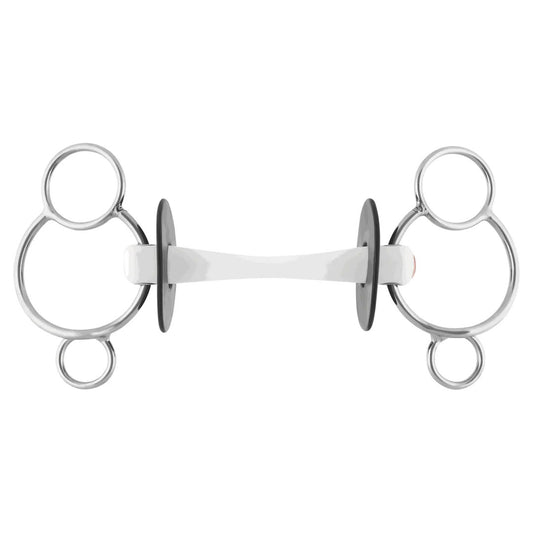 Herm Sprenger Nathe 3-Ring Bit With Flexible Mullen Mouth 