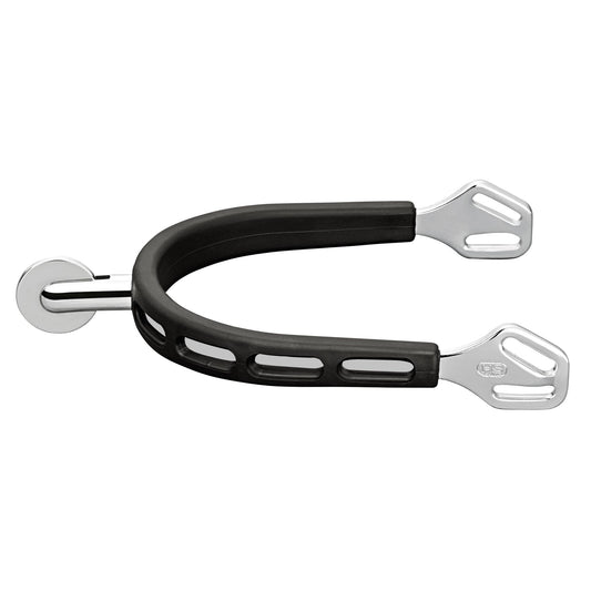 Herm Sprenger Stainless Steel Ultra Fit Extra Grip w/ Big Round Rowel Spurs- 30mm - JPC Equestrian.com