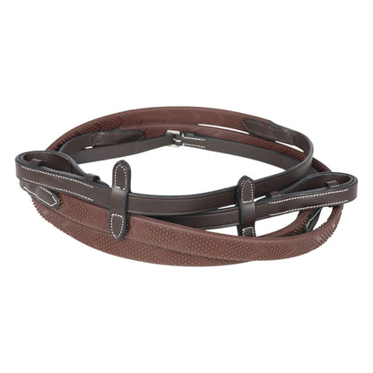 Henri de Rivel GripX Rubber Reins 5/8" width 54" length - JPC Equestrian.com