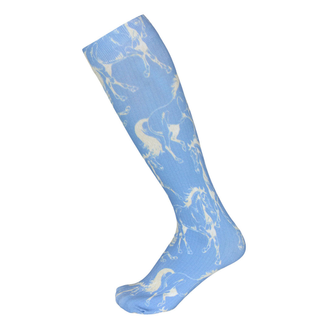 AWST Int'l Lila Linear Horse Socks - JPC Equestrian.com