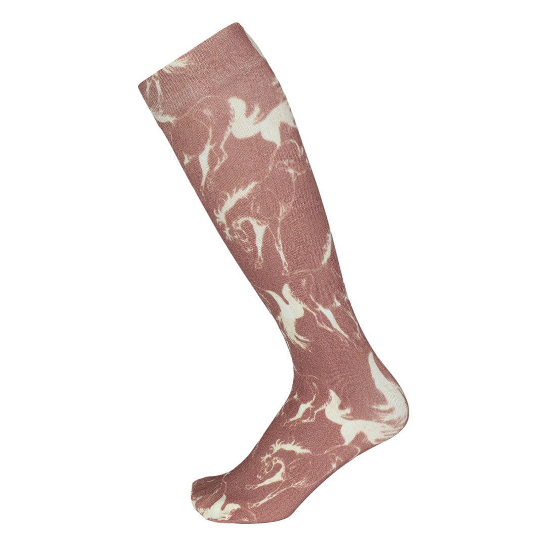 AWST Int'l Lila Linear Horse Socks - JPC Equestrian.com