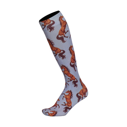 AWST Int'l Lila Bay Horses Socks
