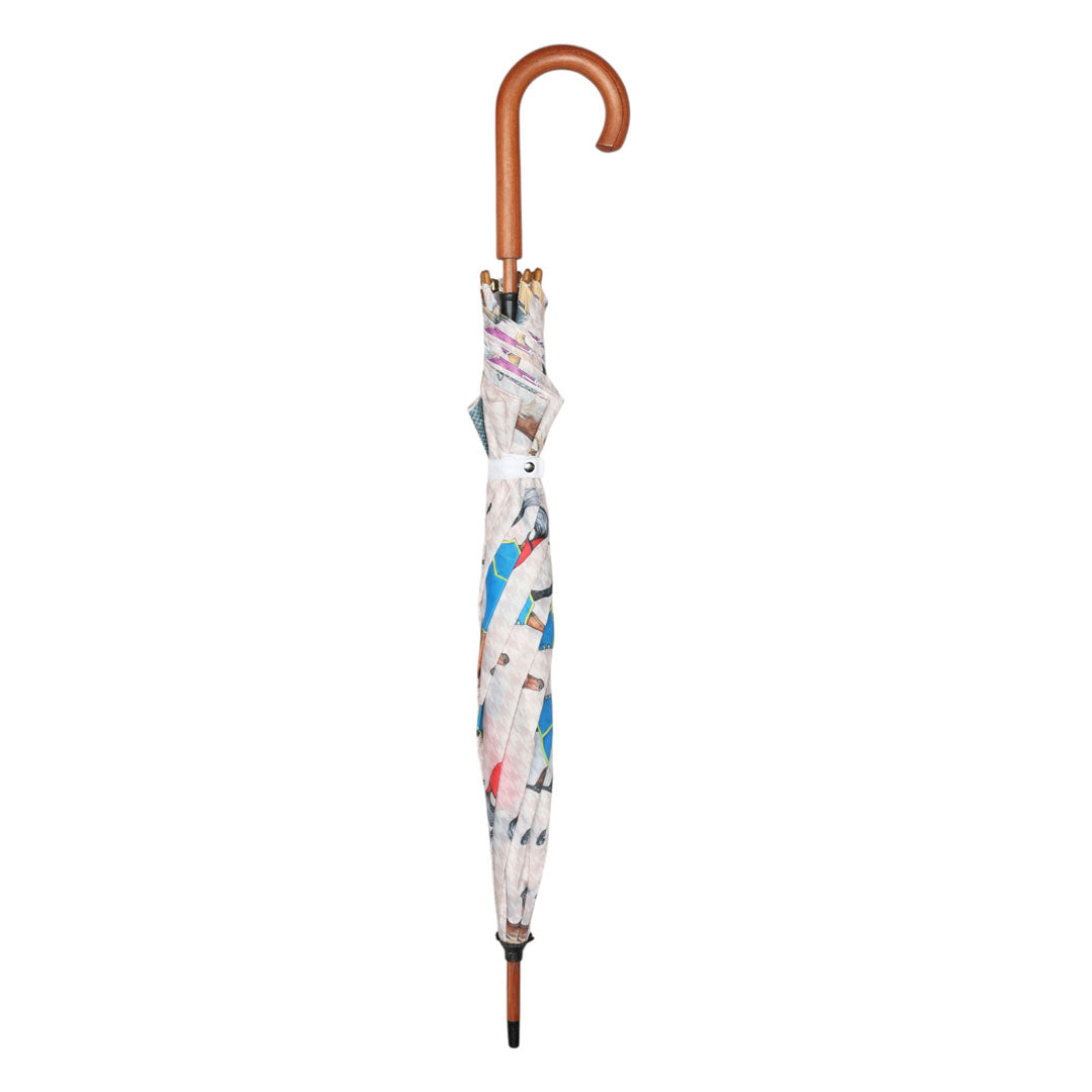 AWST Int'l Lila Umbrella-Horses in Blankets