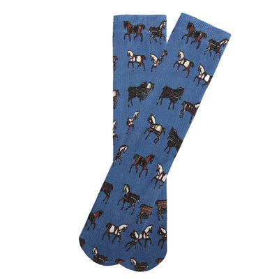AWST Int'l Children's Lila Hunter Ponies Socks