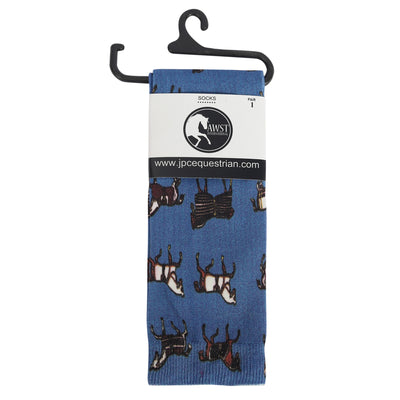 AWST Int'l Children's Lila Hunter Ponies Socks