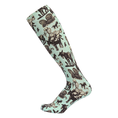 AWST Int'l Cactus Donkeys Socks