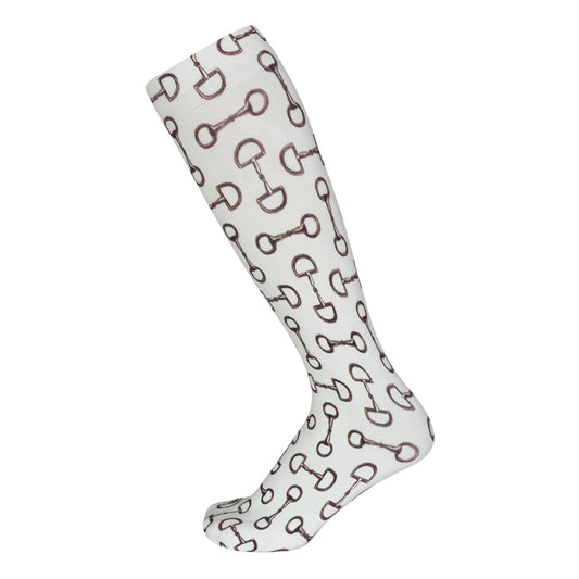 AWST Int'l Lila Vintage Snaffles Socks - JPC Equestrian.com