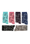 AWST Int'l Lucky Horseshoes Socks 6 pack