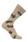 AWST Int'l Lila Bucking Horses Socks 6-pack