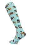 AWST Int'l Lila Horse Pairs Socks- 3 pack