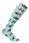 AWST Int'l Lila Horse Pairs Socks- 3 pack