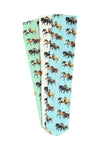 AWST Int'l Lila Horse Pairs Socks- 3 pack