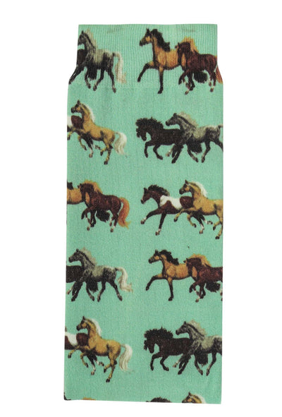 AWST Int'l Lila Horse Pairs Socks- 3 pack