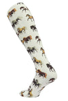 AWST Int'l Lila Horse Pairs Socks- 3 pack