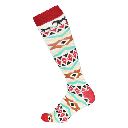 AWST Int'l Ladies Aztec Knee Socks