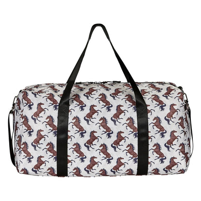 AWST Intl "Lila" Galloping Bay Horses Duffle Bag