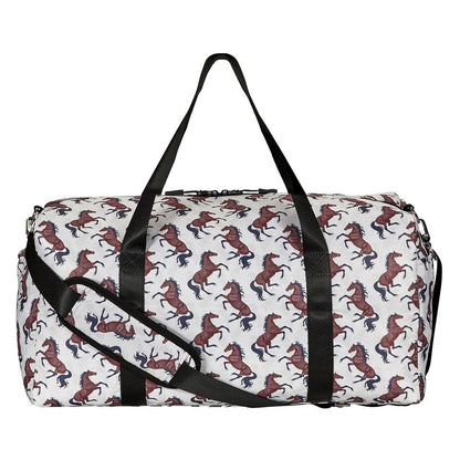AWST Intl "Lila" Galloping Bay Horses Duffle Bag