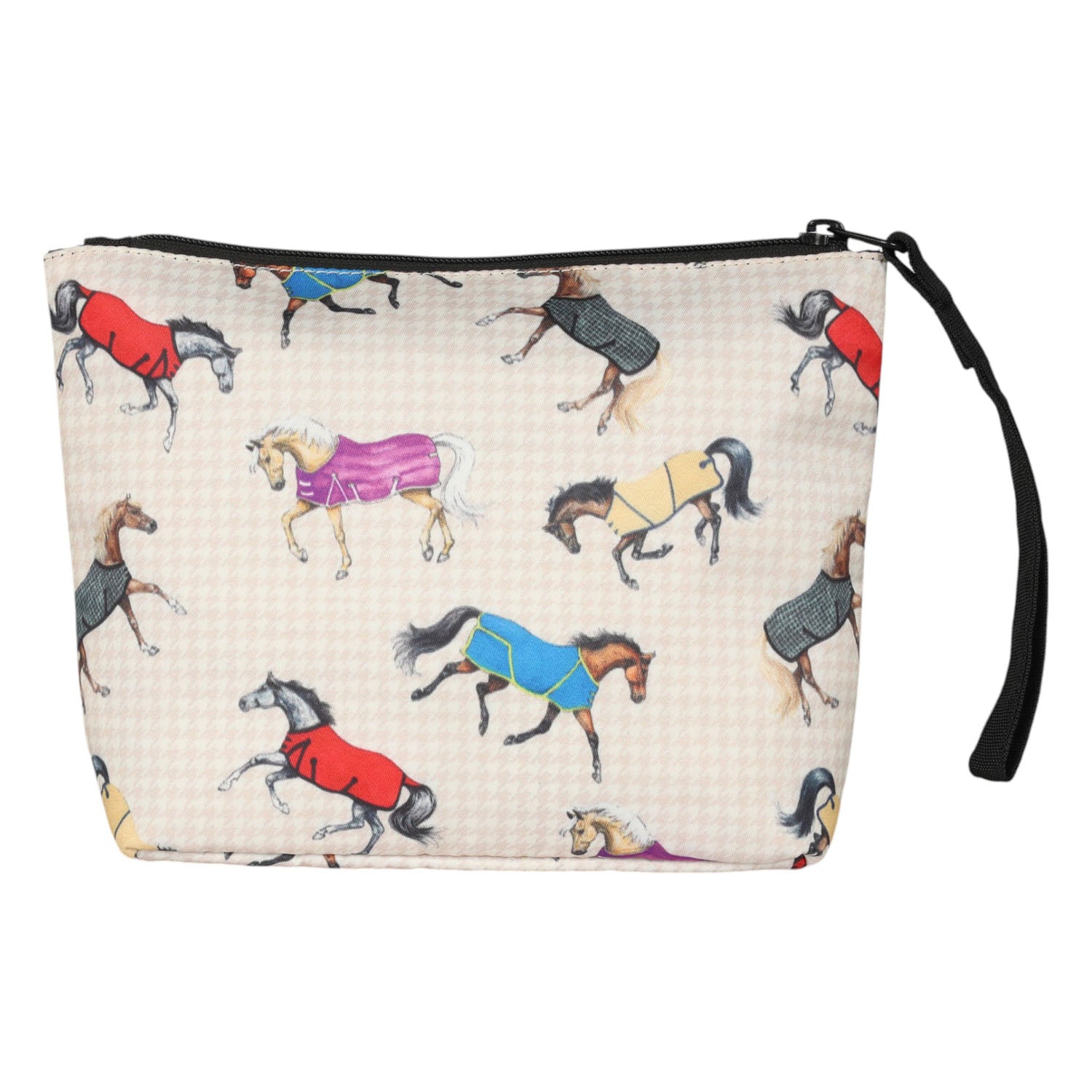 AWST Int'l Lila Horses in Blankets  Accessory Bag -  JPC Equestrian.com
