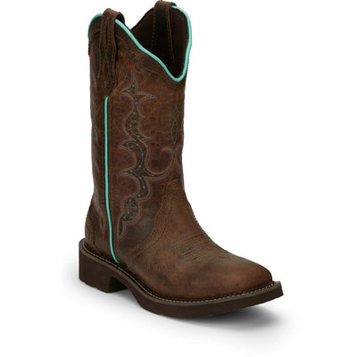 Justin Women's Raya Western Boot w/ Square Toe