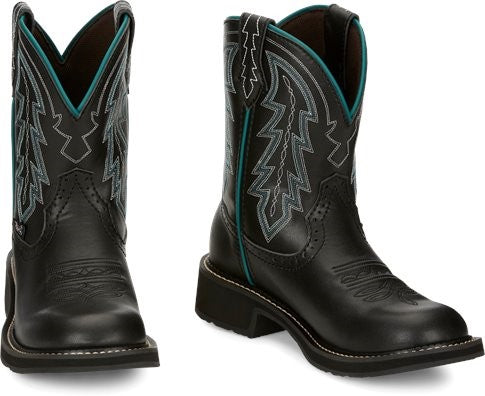 Justin Gypsy® Women's Lyla Round Toe Onyx Western Boot