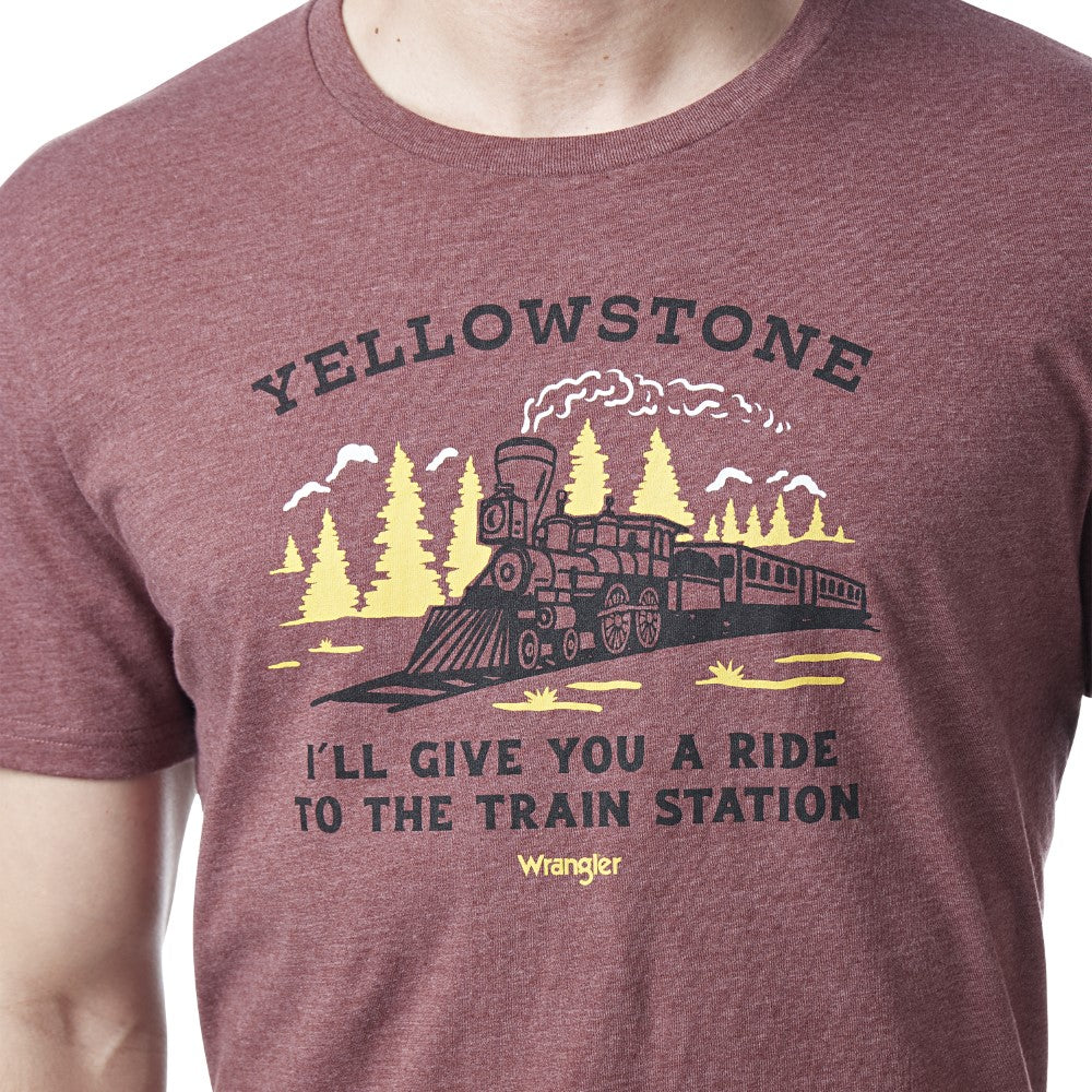 Yellowstone by Wrangler Men's Train T-Shirt